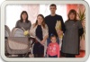 Вручение коляски для родившейся двойни многодетной семье Власовых. 